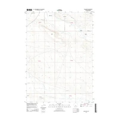2015 Map of Mule Butte, 2015 Print