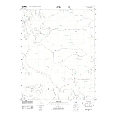 2011 Map of Mule Canyon, 2011 Print
