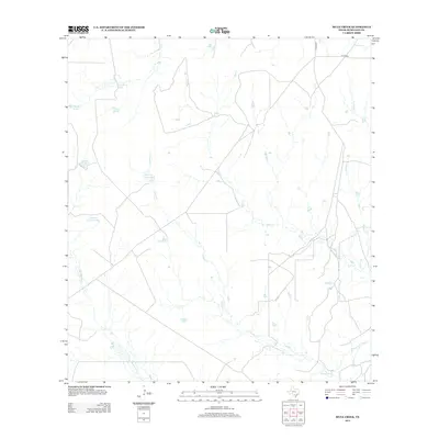2013 Map of Mule Creek, 2013 Print