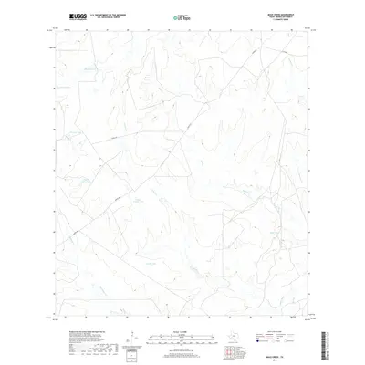 2019 Map of Mule Creek, 2019 Print