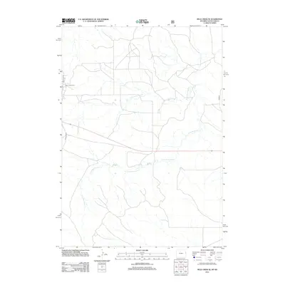 2012 Map of Mule Creek SE, 2012 Print
