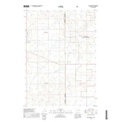 2018 Map of Mule Creek SE, 2018 Print