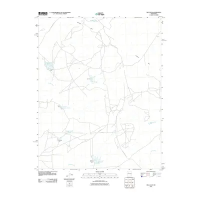 2010 Map of Mule Dam, 2010 Print