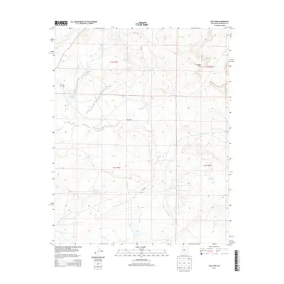 2013 Map of Mule Dam, 2013 Print