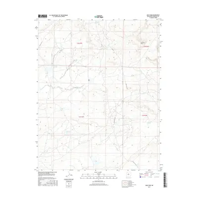 2017 Map of Mule Dam, 2017 Print