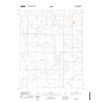 2020 Map of Mule Dam, 2020 Print