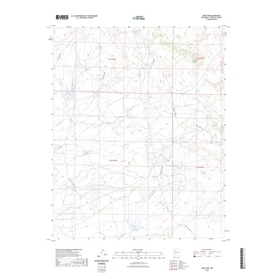 2023 Map of Mule Dam, 2023 Print