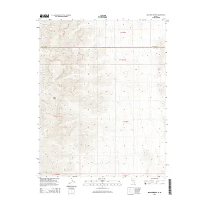 2015 Map of Mule Deer Ridge SE, 2015 Print