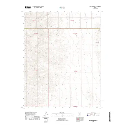 2018 Map of Mule Deer Ridge SE, 2018 Print