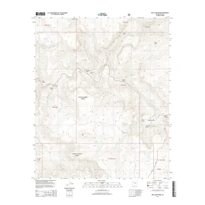 2014 Map of Mule Hoof Bend, 2014 Print