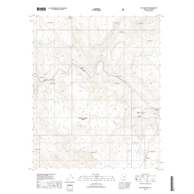 2018 Map of Mule Hoof Bend, 2018 Print