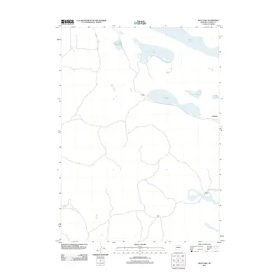 2011 Map of Mule Lake, 2011 Print