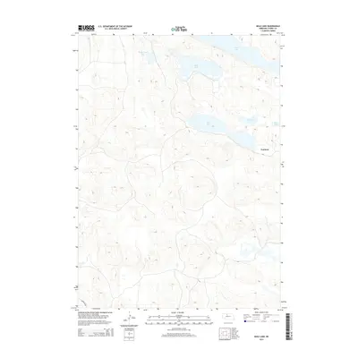 2014 Map of Mule Lake, 2014 Print