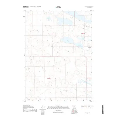 2017 Map of Mule Lake, 2017 Print