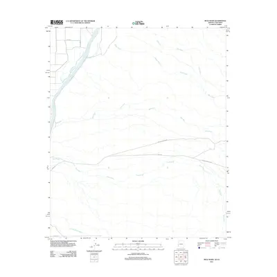 2011 Map of Mule Wash, 2011 Print