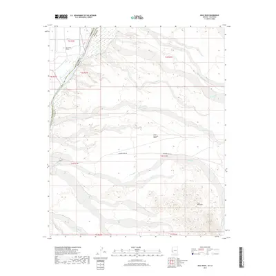 2018 Map of Mule Wash, 2018 Print