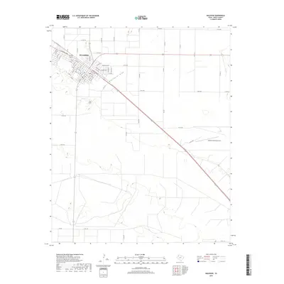 2019 Map of Muleshoe, 2019 Print