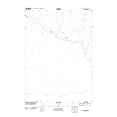 2011 Map of Muleshoe Creek, 2011 Print