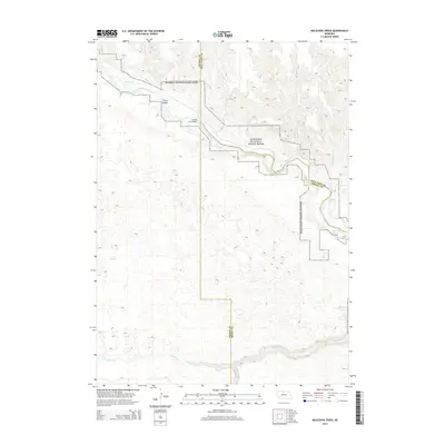 2014 Map of Muleshoe Creek, 2014 Print