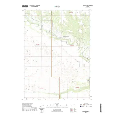 2017 Map of Muleshoe Creek, 2017 Print