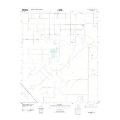 2012 Map of Muleshoe NE, 2012 Print