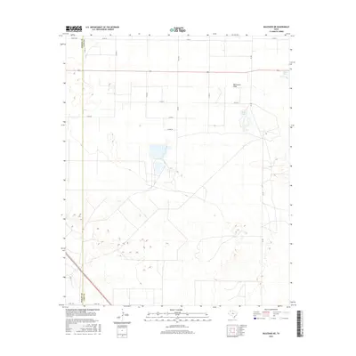2016 Map of Muleshoe NE, 2016 Print