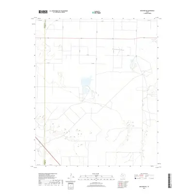 2019 Map of Muleshoe NE, 2019 Print