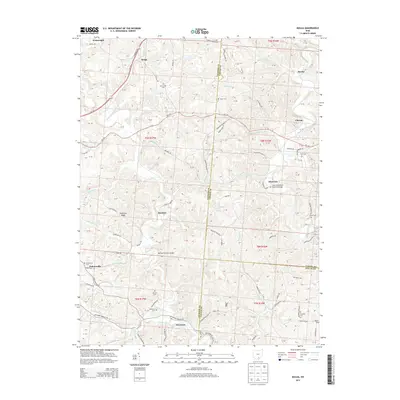 2013 Map of Mulga, 2013 Print