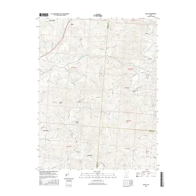 2016 Map of Mulga, 2016 Print