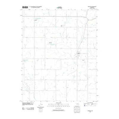 2009 Map of Mulhall, 2009 Print