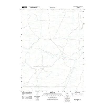 2012 Map of Mulkay Spring, 2012 Print