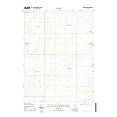 2015 Map of Mulkay Spring, 2015 Print