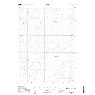 2017 Map of Mulkay Spring, 2017 Print