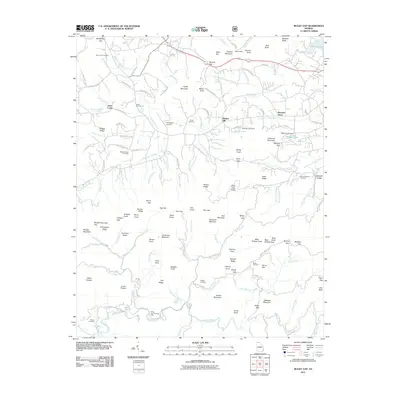 2011 Map of Mulky Gap, 2011 Print
