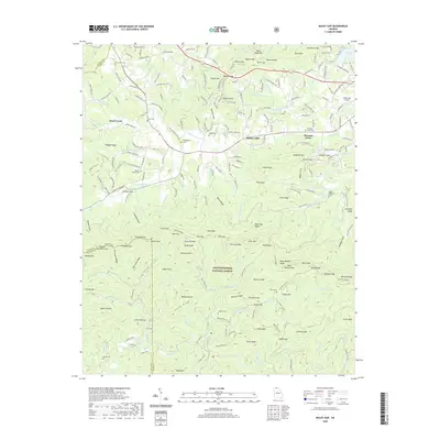 2020 Map of Mulky Gap, 2020 Print