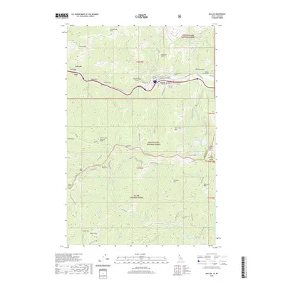 2020 Map of Mullan, 2020 Print