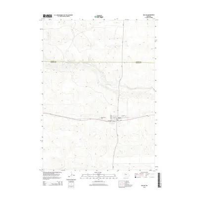2014 Map of Mullen, 2014 Print