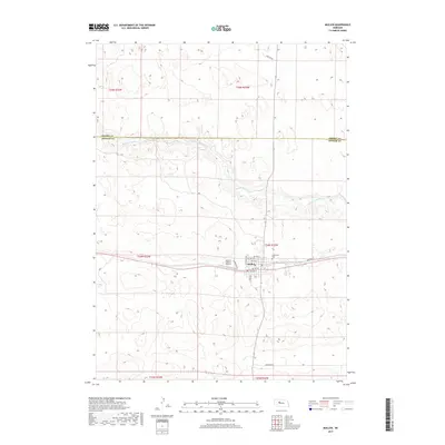 2017 Map of Mullen, 2017 Print