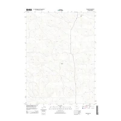 2014 Map of Mullen NE, 2014 Print