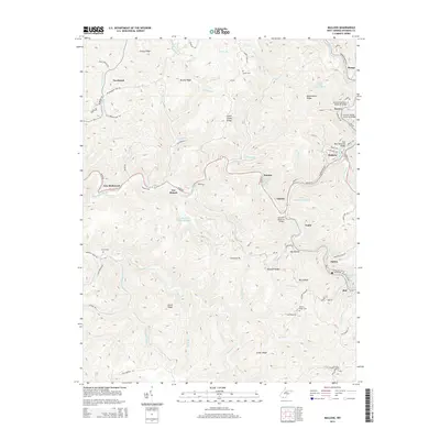 2014 Map of Mullens, 2014 Print