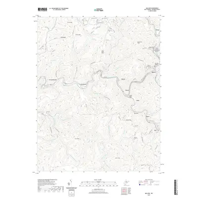 2019 Map of Mullens, 2019 Print