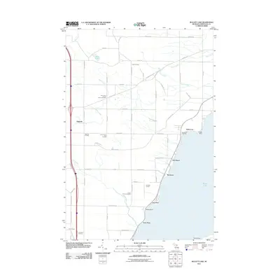 2011 Map of Mullett Lake, 2011 Print