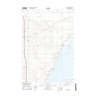 2014 Map of Mullett Lake, 2014 Print