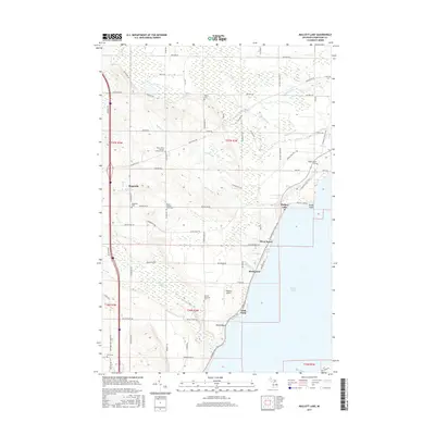 2017 Map of Mullett Lake, 2017 Print
