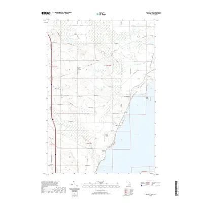 2019 Map of Mullett Lake, 2019 Print