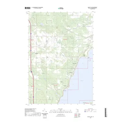 2023 Map of Mullett Lake, 2023 Print