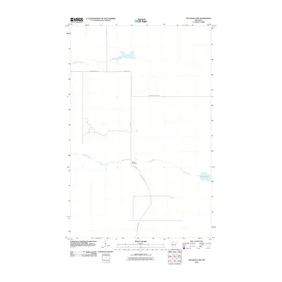 2010 Map of Mulligan Lake, 2010 Print