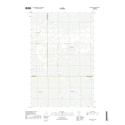 2019 Map of Mulligan Lake, 2019 Print