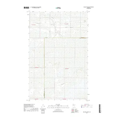 2019 Map of Mulligan Lake NE, 2019 Print