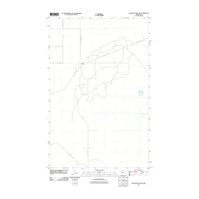 2010 Map of Mulligan Lake NW, 2010 Print